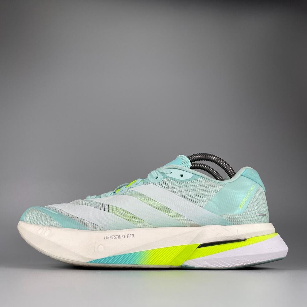 Adidas Adizero Boston 13 Women's 10 Turquoise Aqua Running Sneakers Shoes Casual